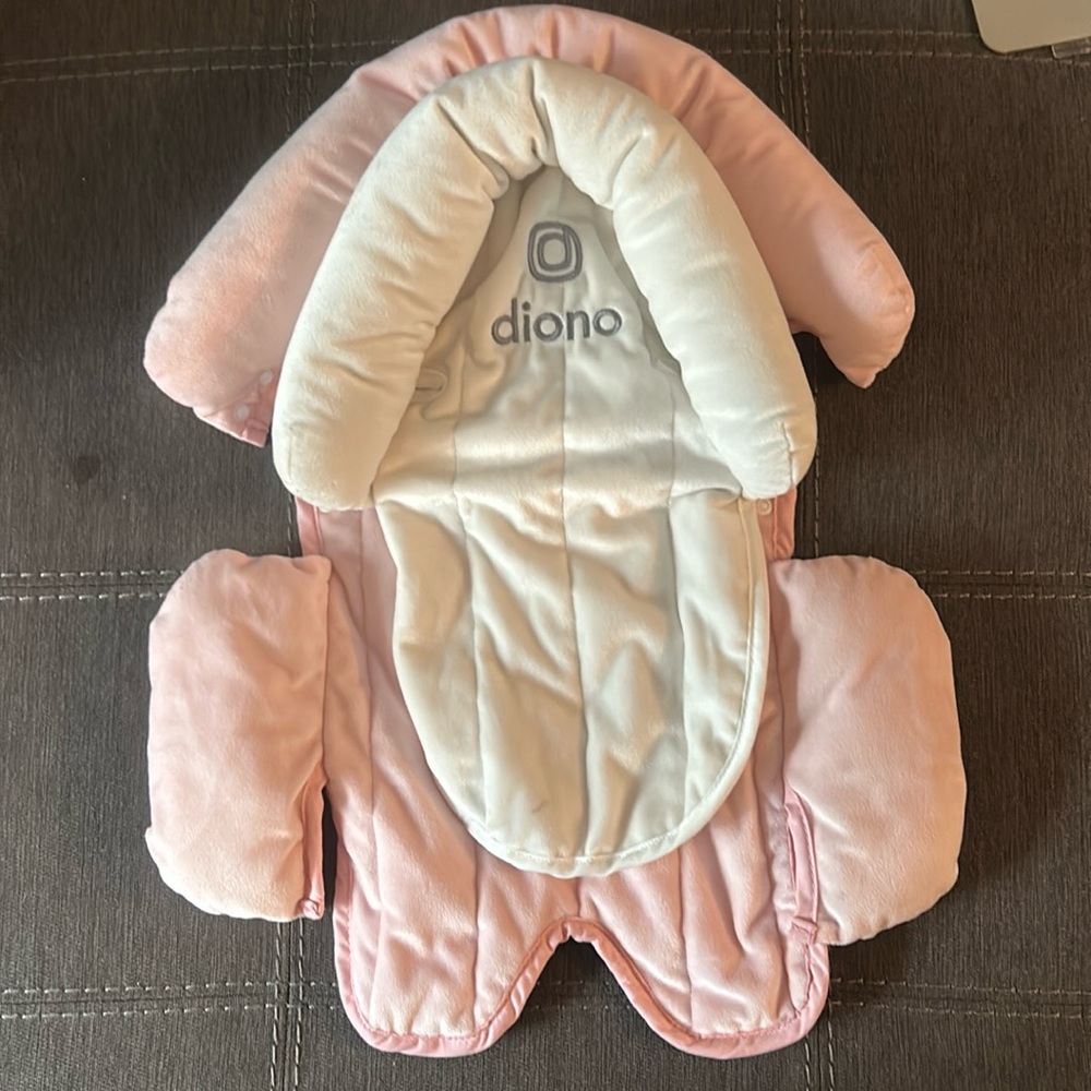 Pink diono car seat insert